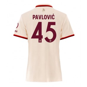 Billiga Bayern Munich Aleksandar Pavlovic #45 Tredjeställ Dam 2024-25 Kortärmad